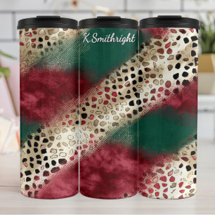 Bouteilles Isothermes Motif imprimé animal patchwork texturé