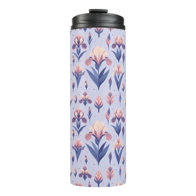 Bouteilles Isothermes Motif Iris Flower (Devant)