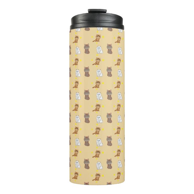 Bouteilles Isothermes motif kitten (Devant)