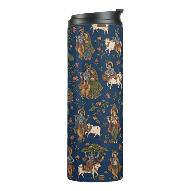 Bouteilles Isothermes Motif Krishna (Tourné sur la gauche)