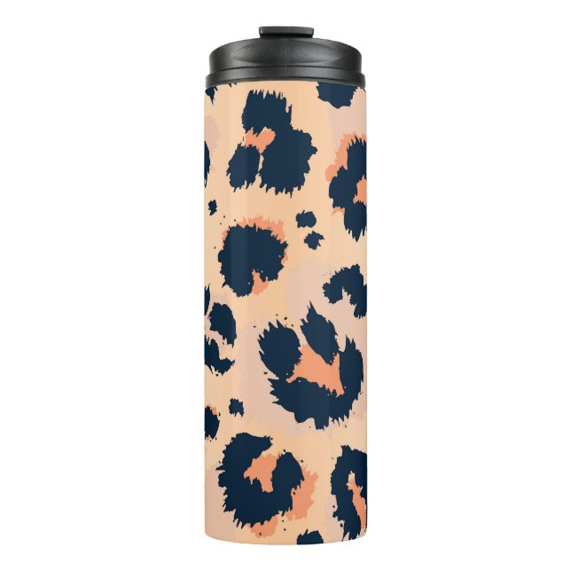 Bouteilles Isothermes Motif Leopard : Amusant Design sans Seamless (Devant)
