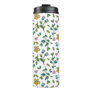 Bouteilles Isothermes Motif lumineux de fleurs et de cœurs mignons