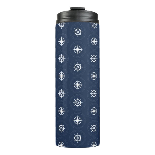 Bouteilles Isothermes Motif maritime d'outil (Devant)