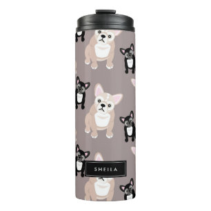 Bouteilles Isothermes Motif mignon de chiot de bouledogue français