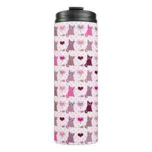 Bouteilles Isothermes Motif mignon de filles de chaton