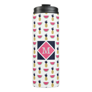 Bouteilles Isothermes Motif mignon de griffonnage d'ananas et de