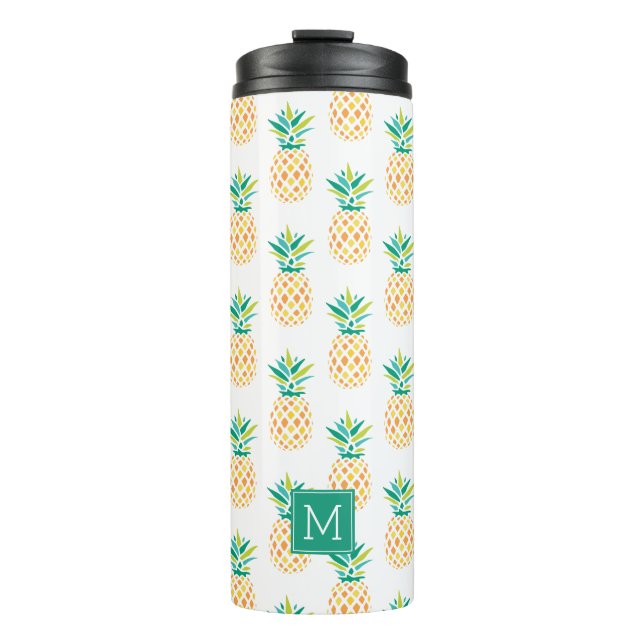 Bouteilles Isothermes Motif Monogramme pour ananas amusants (Devant)