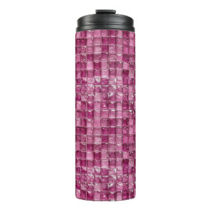 Bouteilles Isothermes Motif mosaïque rose