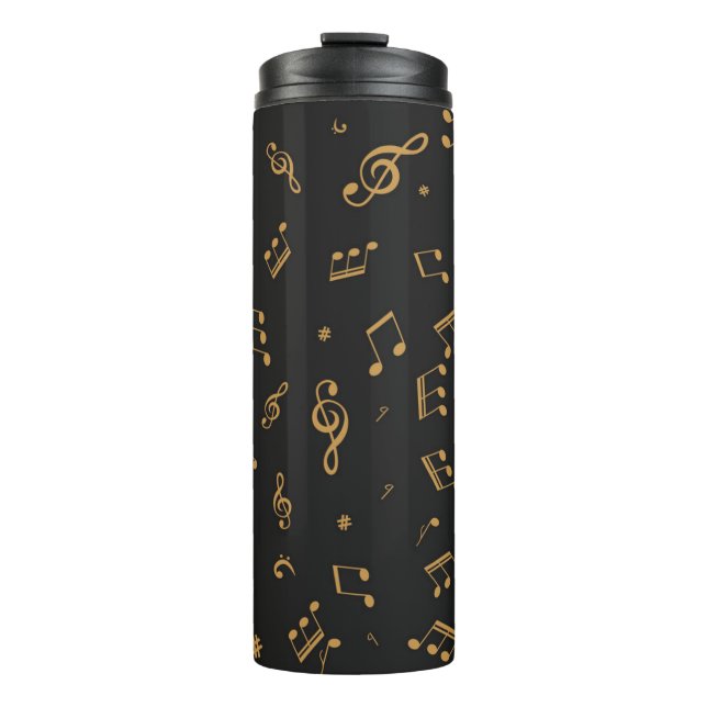 Bouteilles Isothermes Motif musical (Devant)