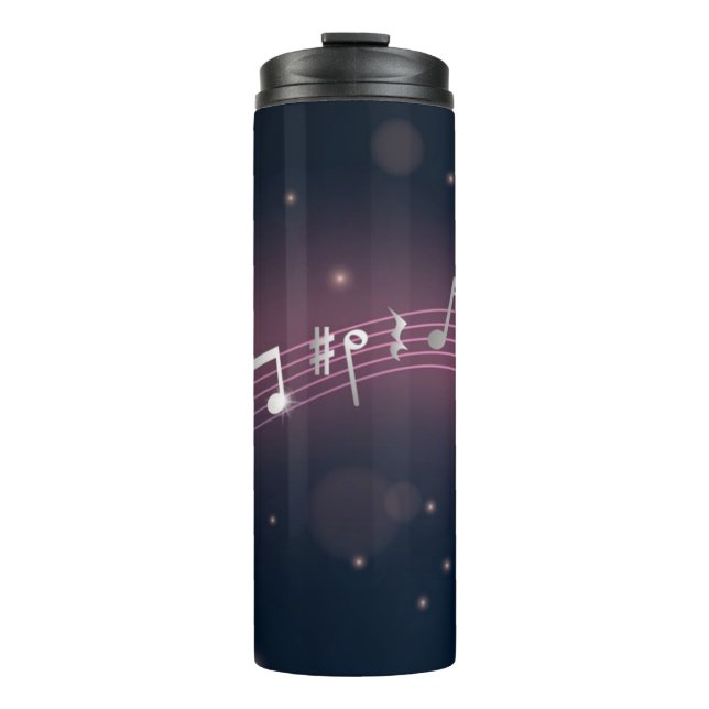 Bouteilles Isothermes Motif musical (Devant)
