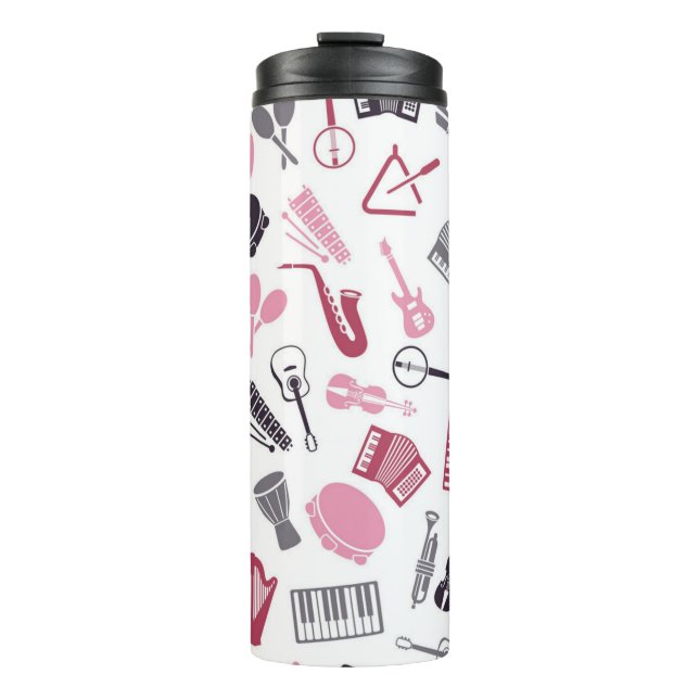 Bouteilles Isothermes Motif musical (Devant)