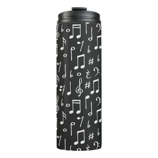 Bouteilles Isothermes Motif musical (Devant)