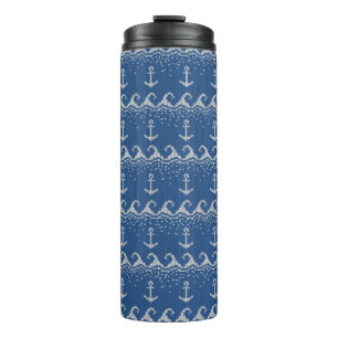 Bouteilles Isothermes Motif nautique de Knit