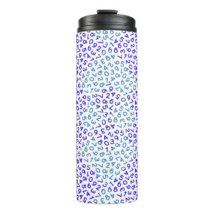 Bouteilles Isothermes Motif numérique 02.BW.2tones.blue.b LGrey BG