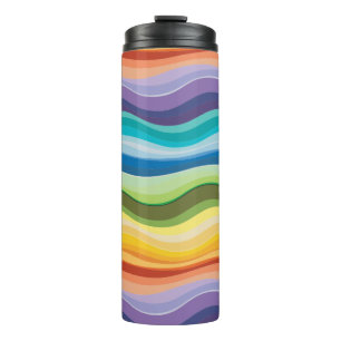 Bouteilles Isothermes Motif Ondulations Multicolores 2