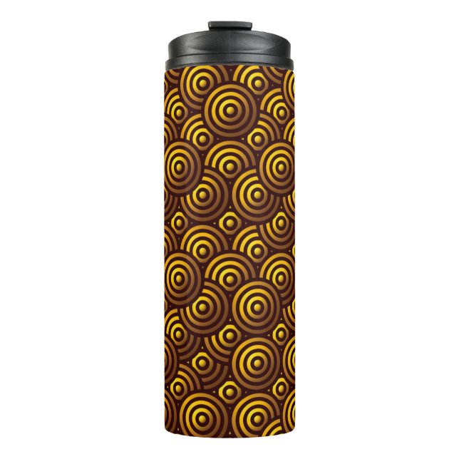 Bouteilles Isothermes Motif Or sans faille (Devant)