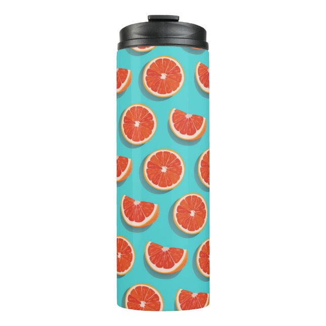 Bouteilles Isothermes Motif orange juteux doux (Devant)