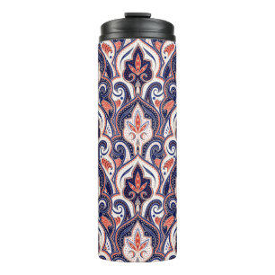 Bouteilles Isothermes Motif paisley indien sans soudure. arabesque perse