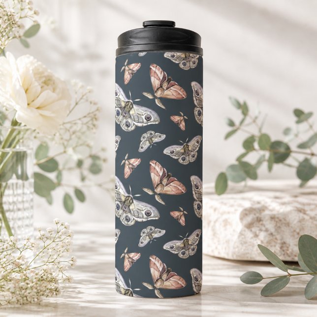 Bouteilles Isothermes Motif Papillon de Nuit (Créateur téléchargé)