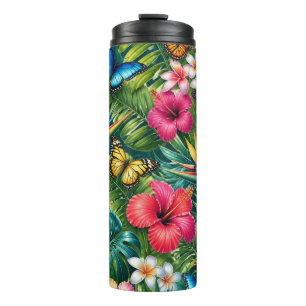 Bouteilles Isothermes Motif Papillon Tropical