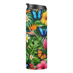 Bouteilles Isothermes Motif Papillon Tropical
