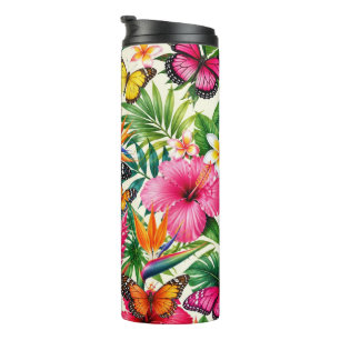 Bouteilles Isothermes Motif Papillon Tropical