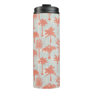 Bouteilles Isothermes Motif Pastel Palm Tree