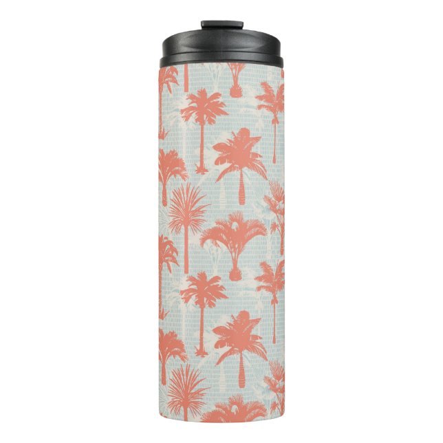 Bouteilles Isothermes Motif Pastel Palm Tree (Devant)