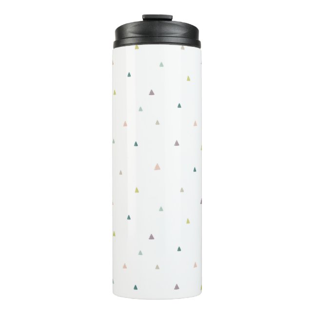 Bouteilles Isothermes Motif Pastel Triangle (Devant)