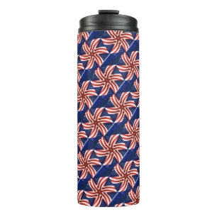 BOUTEILLES ISOTHERMES MOTIF PATRIOTIQUE ROUGE BLANC BLEU AMERICAN FLAG