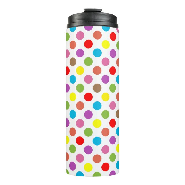 Bouteilles Isothermes Motif pois coloré (Devant)