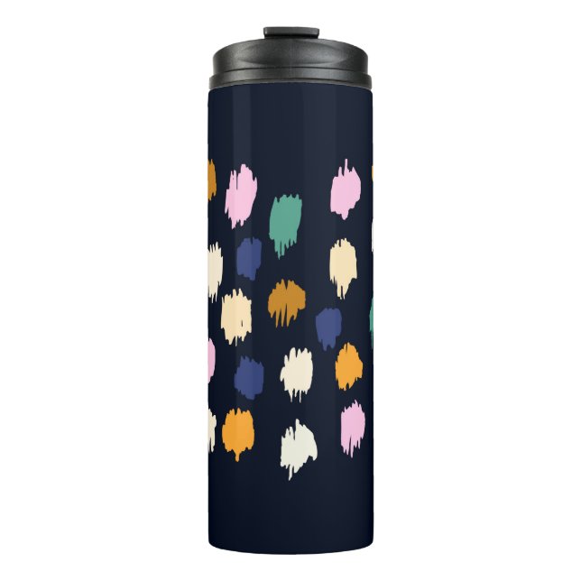 Bouteilles Isothermes Motif pois transparent (Devant)