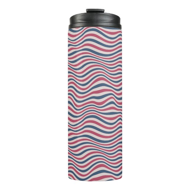 Bouteilles Isothermes Motif rayé 2 (Devant)
