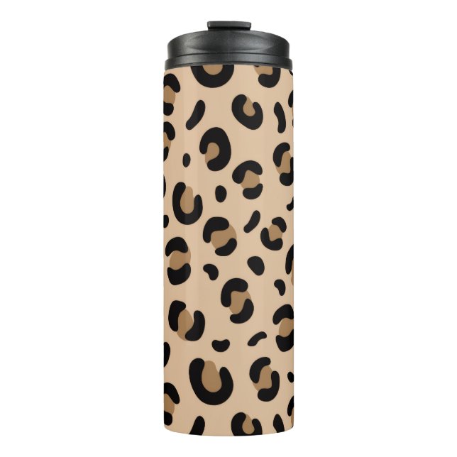 Bouteilles Isothermes Motif Rayure de Tigre Gras – Conception d'Impressi (Devant)