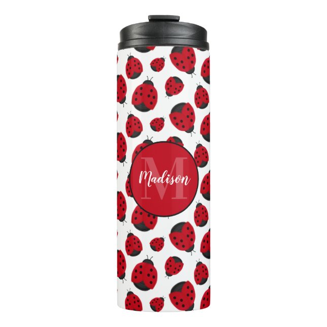 Bouteilles Isothermes Motif Red Ladybug personnalisé (Devant)