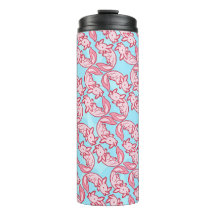 Motif rose Chido d'Axolotl de Chibi