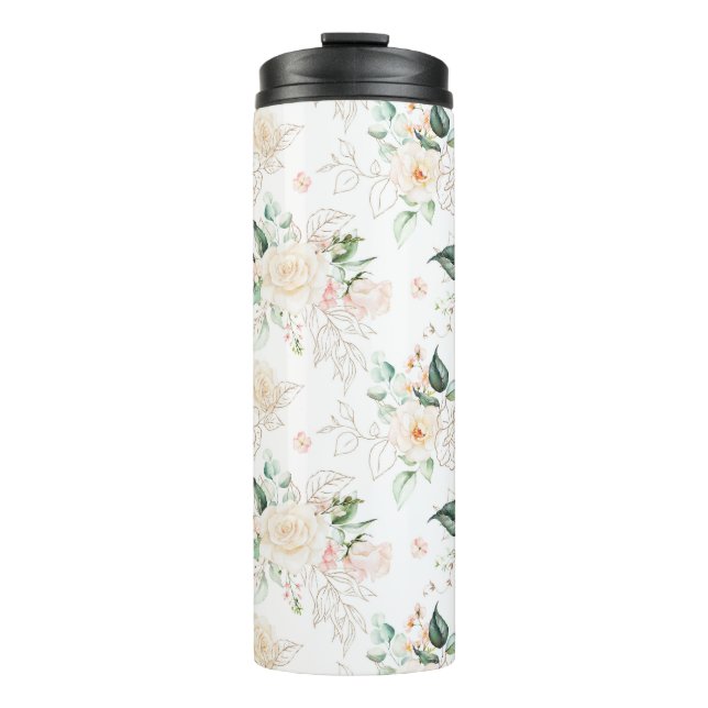 Bouteilles Isothermes Motif rose Floral Garden (Devant)