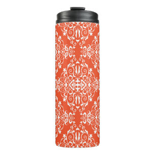 Bouteilles Isothermes Motif rouge décoratif sans couture motif