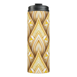 Bouteilles Isothermes Motif sans couture avec motifs ethniques or. Sans 