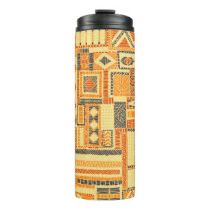 Bouteilles Isothermes Motif sans couture brodé Bohème