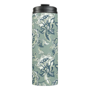 Bouteilles Isothermes motif sans couture fleurie ethnique. batik folklor