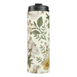 Bouteilles Isothermes Motif sans couture. Flux isolé réaliste
