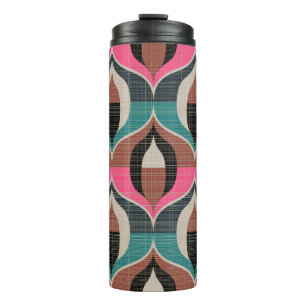 Bouteilles Isothermes Motif sans couture rétro dans le style des années