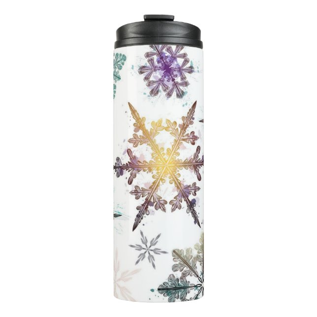 Bouteilles Isothermes Motif Snowflake (Devant)
