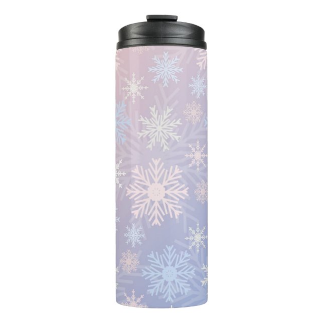 Bouteilles Isothermes Motif Snowflake (Devant)