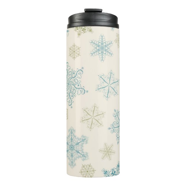 Bouteilles Isothermes Motif Snowflake (Devant)