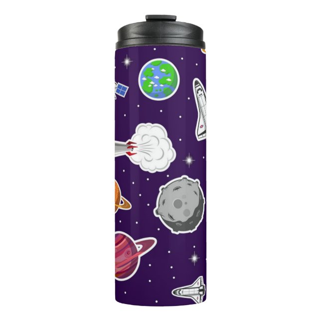 Bouteilles Isothermes Motif spatial (Devant)