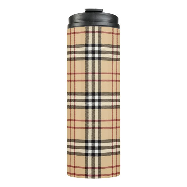 Bouteilles Isothermes Motif Tartan Écossais     (Devant)