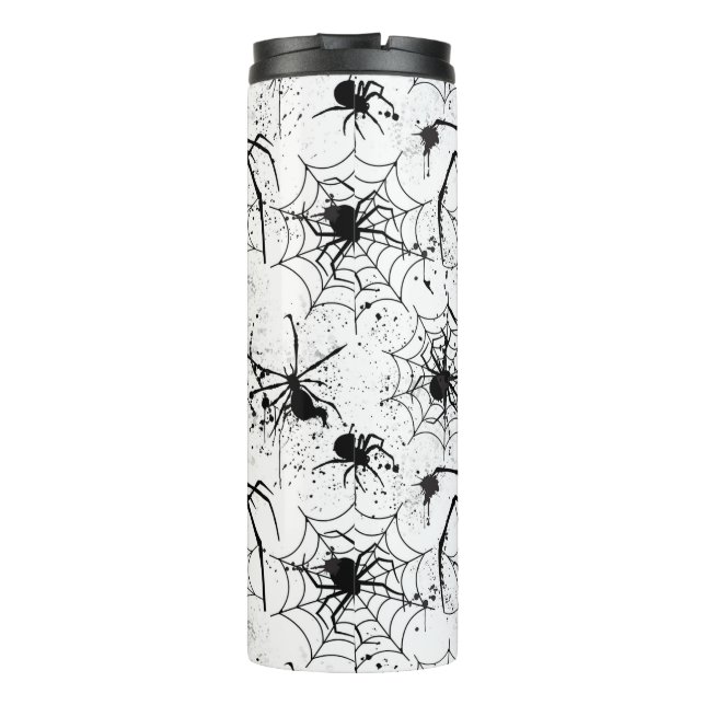 Bouteilles Isothermes Motif Toile d'araignée Halloween  (Dos)