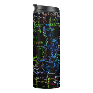 Bouteilles Isothermes Motif tordu tordu tordu cool multicolore